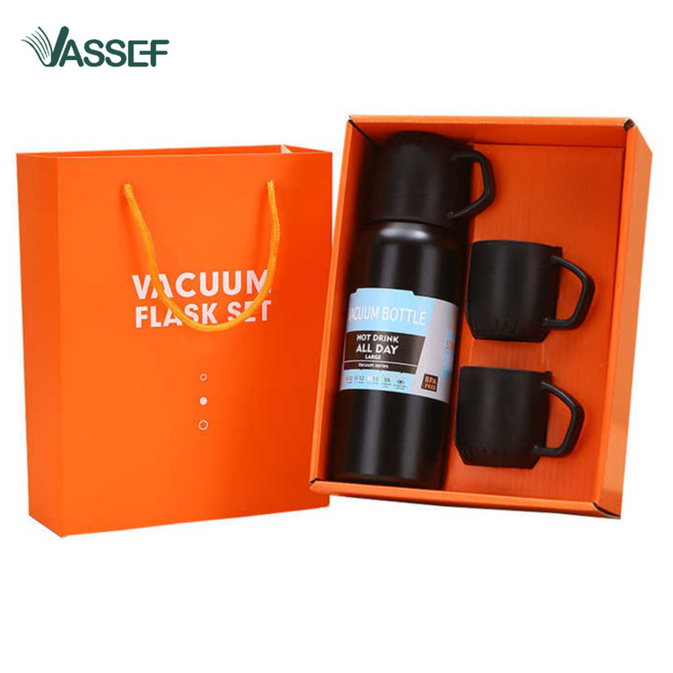 خرید فلاسک سه کاپ دو جداره