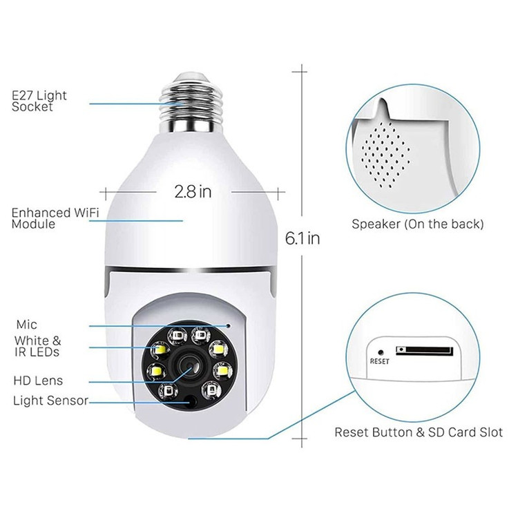 خرید دوربین مداربسته سرپیچ خور
