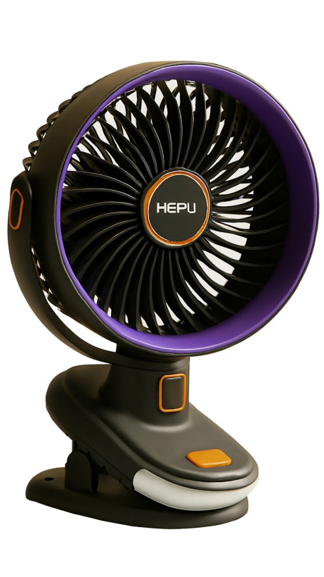 پنکه شارژی Hepu کلیپسی مدل HEPU HP-F31