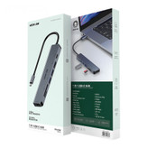 هاب دیتا ۷ پورت تایپ سی گرین لاین مدل Ghb_9