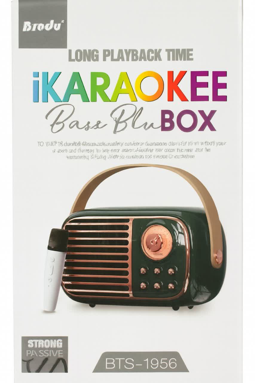 اسپیکر بلوتوثی brodu مدل BTS-1956 میکروفون دار اصل