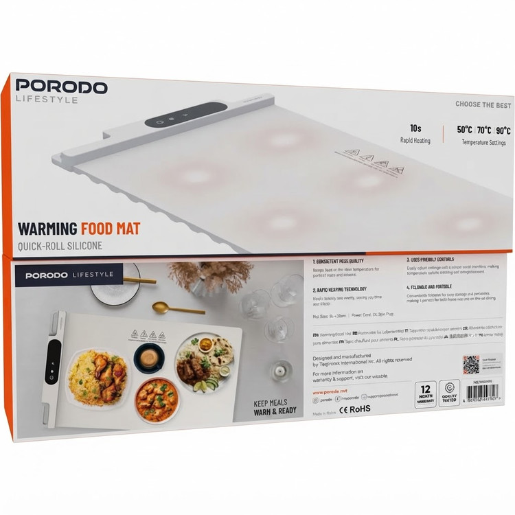 پد گرم کننده غذا پرودو مدل Porodo Lifestyle Warming Food Mat